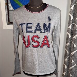 Polo Ralph Lauren Team USA Long Sleeve TShirt SZ Medium